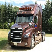 Bragan™ Chrom Edelstahl DachträGer Mit Led-Leuchten FüR Kenworth K370 Vor 2014