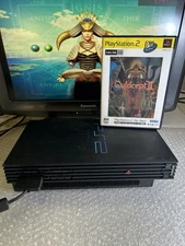 PS2 SCPH-35000 Gran Turismo 3 Racing Pack Black FAT Console Culdcept II Reg Card