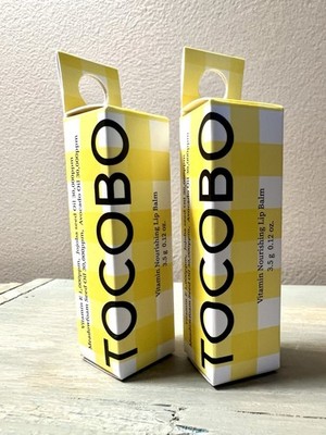 Lot of 2 Tocobo Vitamin Nourishing Lip Balm 3.5g ea Exp 05/20/2027 Korean Beauty