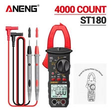 AC Current Clamp Meter Digital 4000 Counts Multimeter Ammeter Voltage Tester