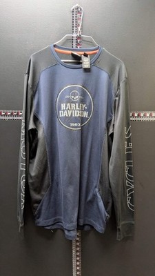 Harley-Davidson H-D Performance 1903 Skull Shirt Men s Large Long Sleeve