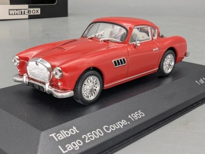 Modellautos 1:43 Whitebox Talbot Lago 2500 Coupe 1955 Rot mit OVP #1