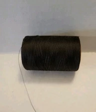 VTG SPEEDIE Mercerized Sewing Thread Black 1200 Yards Spool - 1940s NOS