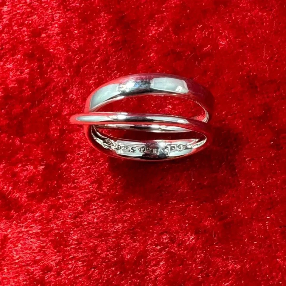 Anillo para mujer GEORG JENSEN Mobius modelo 369 Torun plata de ley 925 talla EE. UU. 5 Foto 2 de 4