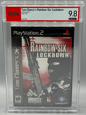 Tom Clancy's Rainbow Six Lockdown Sony PlayStation 2 PS2 PSA 9.8 A++ NOT WATA
