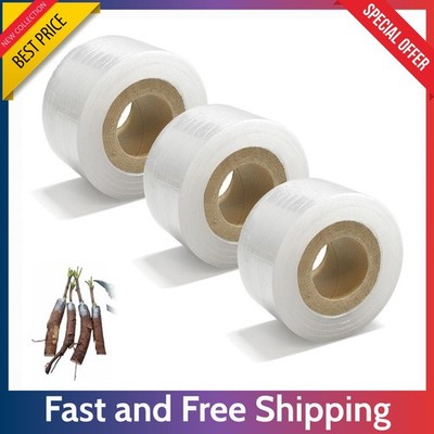 3 Pack Grafting Tape - Stretchable Self Adhesive Plant Film Clear Nursery Repair