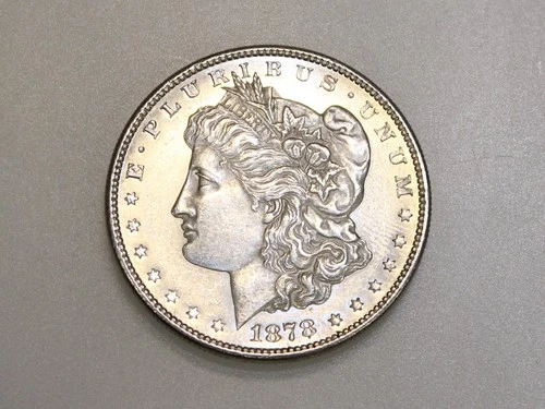 1878-S $1 MORGAN SILVER ONE DOLLAR PL