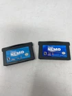 2003 NINTENDO GAMEBOY ADVANCE GBA PIXAR FINDING NEMO Lot Of 2 Adventure Disney