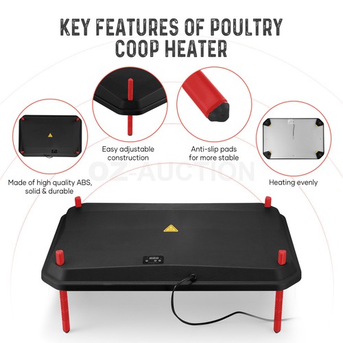 Chick Brooder Heating Plate Warmer Chicken Coop Brooding Heater Poultry Duckling - Picture 53 of 61