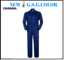 ROSSINI Tuta intera da Lavoro Uomo NEW YORK Meccanico Officina Salopette A46107