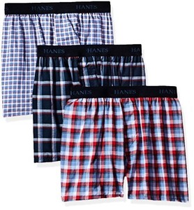 Hanes-Boys-8-20-Underwear-Big-Ultimate-ComfortSoft-Plaid-Boxers-3