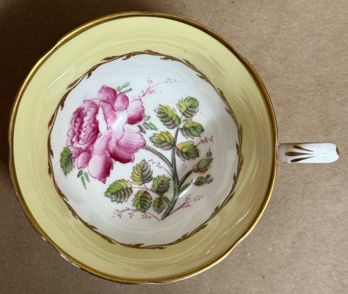 Vintage Tuscan Fine English Bone China Dovedale Floral Pattern Teacup & Saucer - Picture 15 of 21