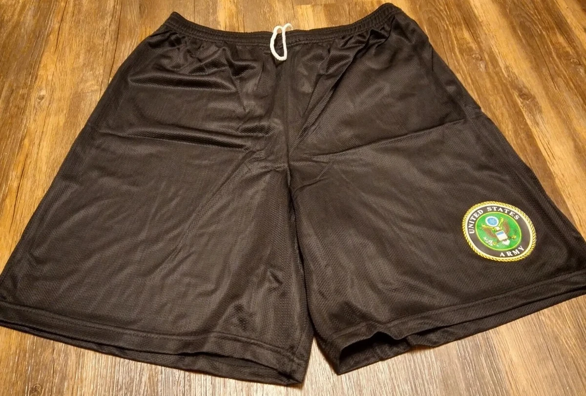 Army running hotsell shorts