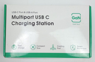 USB C Charger Block, 100W GaN 6 Port PD USB C and QC USB A Wall Charger Adapter