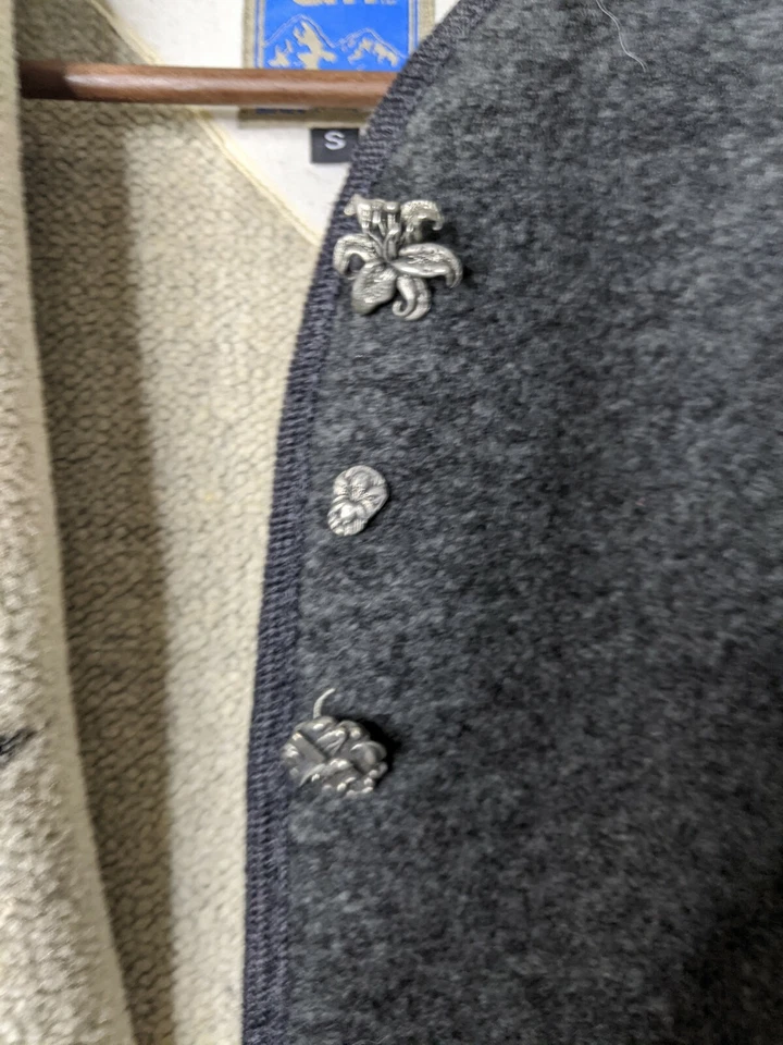 Kuhl Jacket Women Small Gray Sweater Wool Fleece Vintage Cardigan Button Alf - Image 4 of 4