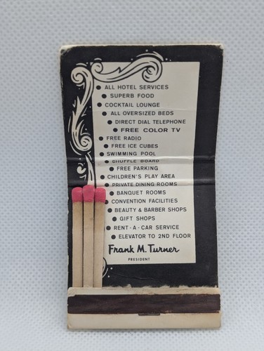 Vintage Girlie Matchbook Cover Art Red Slipper Room Cherry Creek Inn Denver CO - Picture 3 of 4