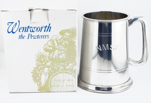 MIB Pewter New Masonic Samaritan Fund Glass Bottomed Compass Etched - 第 1/4 張圖片