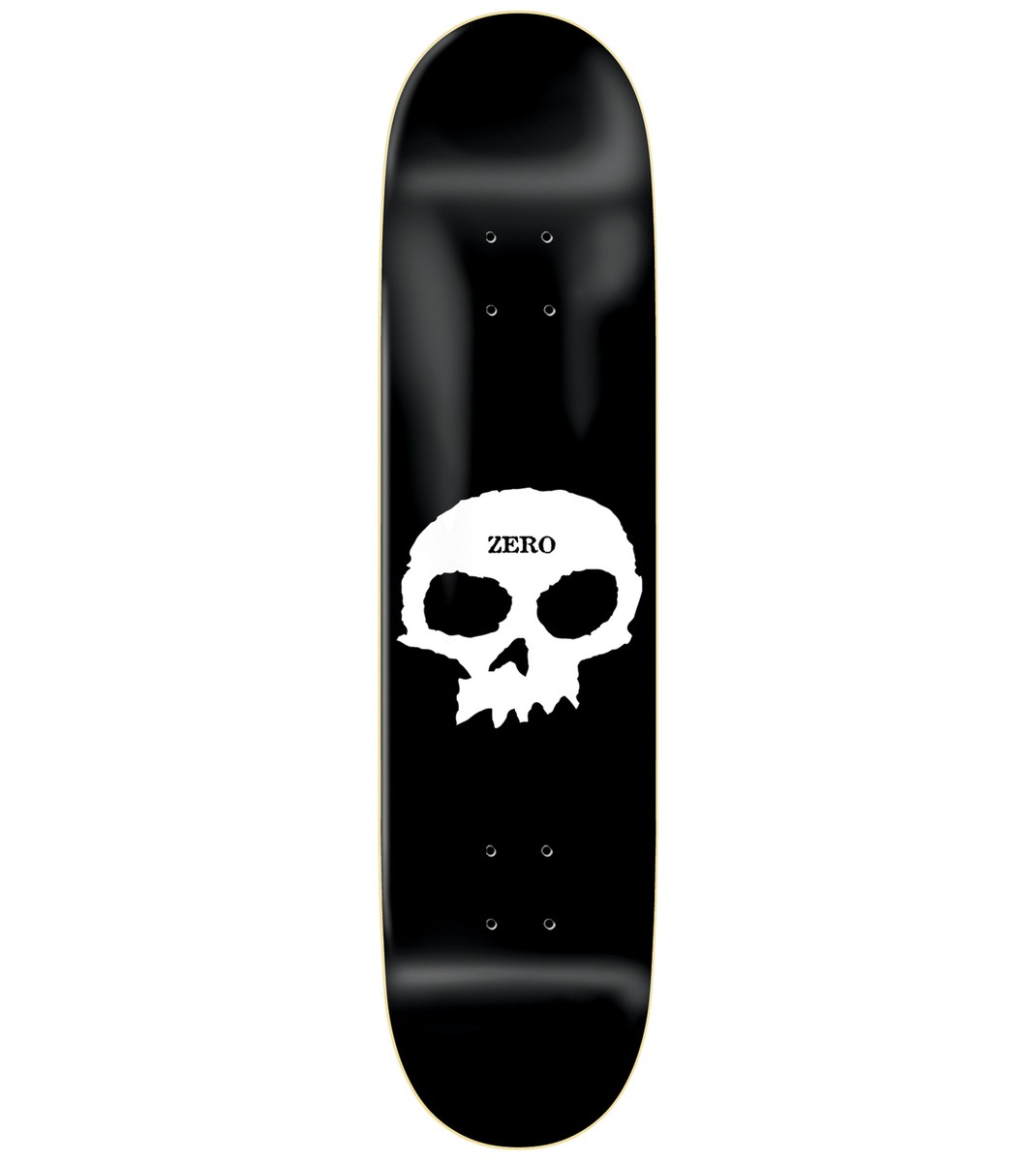 スケートボード Monomono20230903 Zero Skateboard Deck Single Skull Black 9.0