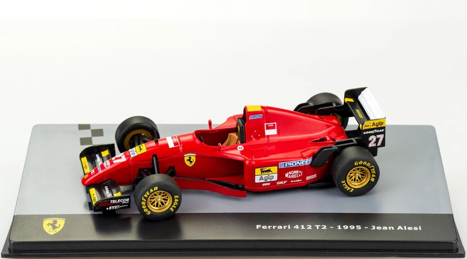 Ferrari 412 T2 Jean Alesi 1995 Scala 1:43 Model Scuderia Ferrari Formula 1 N° 27 - Immagine 2 di 4