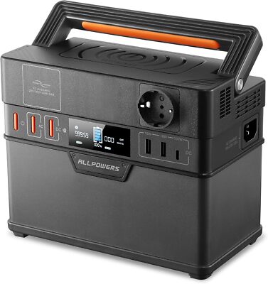 ALLPOWERS Tragbarer Powerstation 288Wh 78000mAh Mobile Stromversorgung Generator