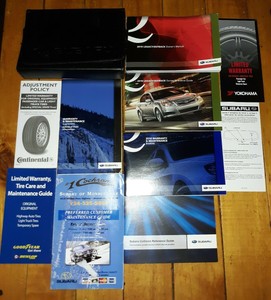 2010 Subaru Legacy Outback Owners Manual Ebay