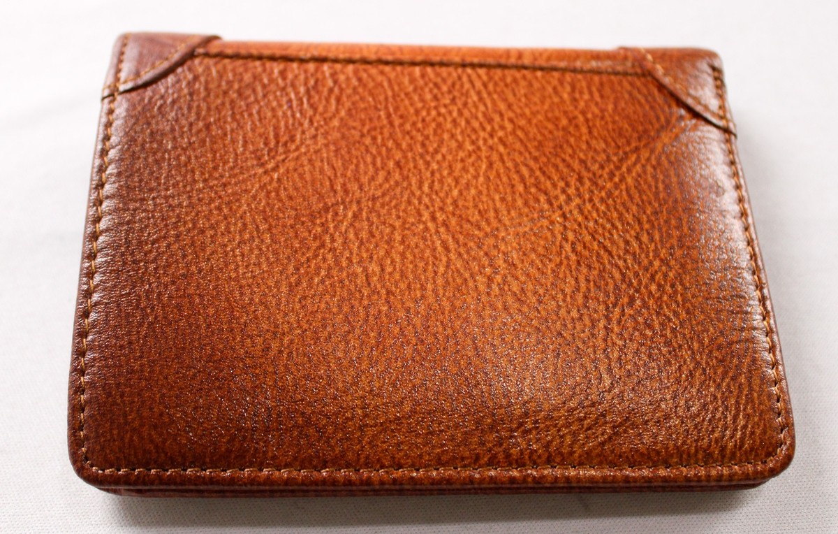 Ciephia Men's RFID Blocking Trifold Leather Wallet CG2 Brown