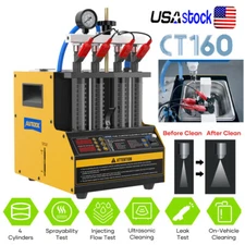 AUTOOL CT160 Fuel Injector Tester Cleaner Ultrasonic Heating Cleaning Machine 