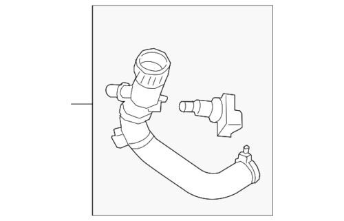 Manguera inferior para Land Rover (N/P LR050855)