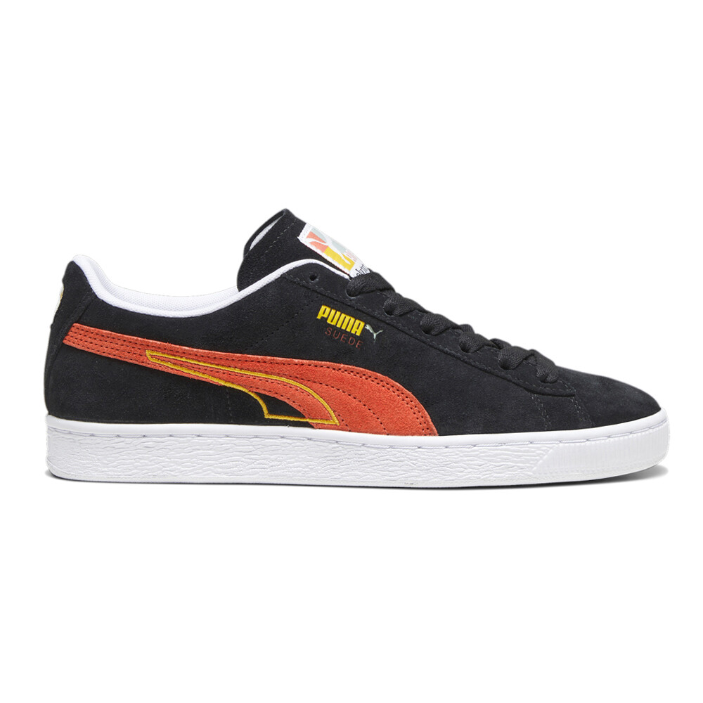 Puma Suede Brand Love Lace Up  Mens Black Sneakers Casual Shoes 39381301