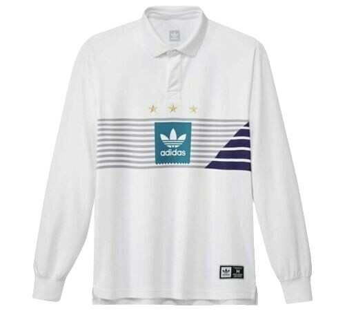 【Richardson】 Rugby Polo Shirts Richardson Rugby Shirt Black White Long Sleeve Polo Top | Size M
