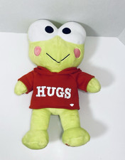 Build a Bear Workshop 16" Keroppi w/ "Hugs" red hoodie Outfit Sanrio 2023 Plush