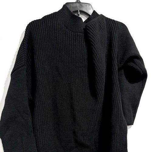 SANCTUARY Women's One-Cold-Shoulder Long-Sleeve Sweater Cut It Out Black… - Picture 10 of 10