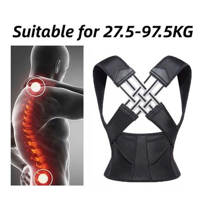 Posture Corrector Shoulder Support Belt Body Brace Bad Back Lumbar Men Women