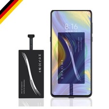 Qi-Ladeempfänger Typ C, kabellos, ultraflach, schnell, für Smartphones