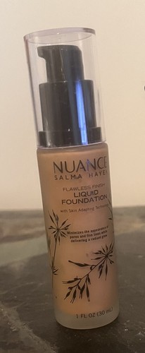 Nuance Salma Hayek Flawless Finish Liquid Foundation 287 Medium/Deep Cool NOS
