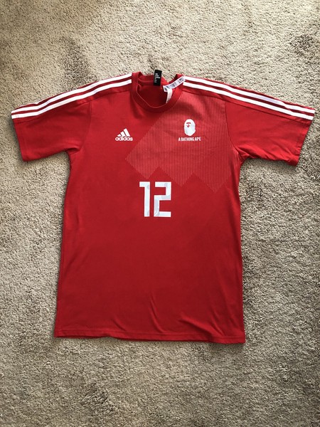 bape soccer jersey