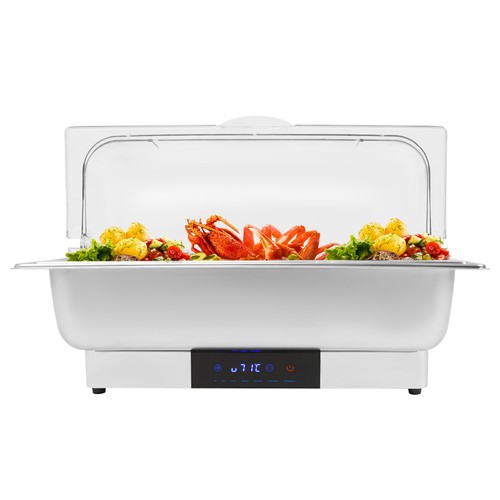 Electric Chafing Dish for Buffet, Chafing Dish Buffet Warmer Set, Stainless - Picture 10 of 13