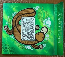 2011 Australia Perth Mint Platypus Dream Series 1 oz .999 Silver Proof Art Bar