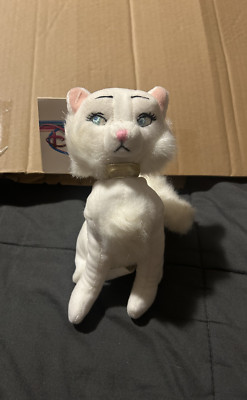 Disney Store Aristocrats Duchess White Cat Mini Bean Bag Plush W/ Tags