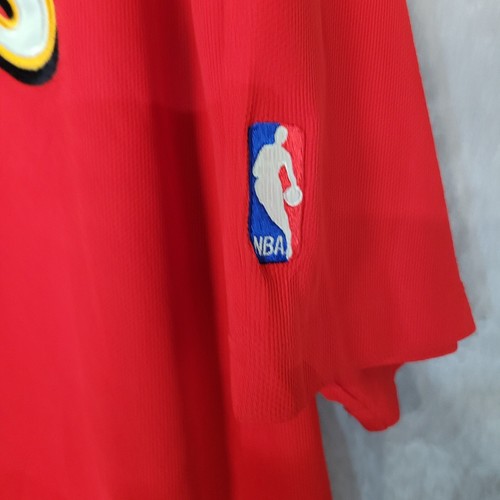 Vintage Adidas NBA Atlanta Hawks Game Issued Warm Up Shooting Jersey 3XL Tall - Picture 3 of 8