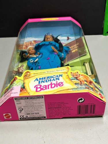American Indian Barbie Doll American Stories Series 1996 Mattel NIB - Picture 4 of 4