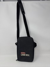Nintendo Gameboy Carrying Case Travel Bag Black Strap For Console Accessories