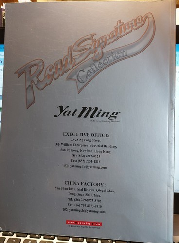 Yat Ming Road Signature Diecast Catalogue 2008 ,RARE Import - Picture 9 of 9