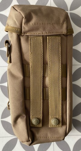 Messenger Bag Backpack D5 Column With Bottle Holder Military Style Olive Green - Picture 8 of 10