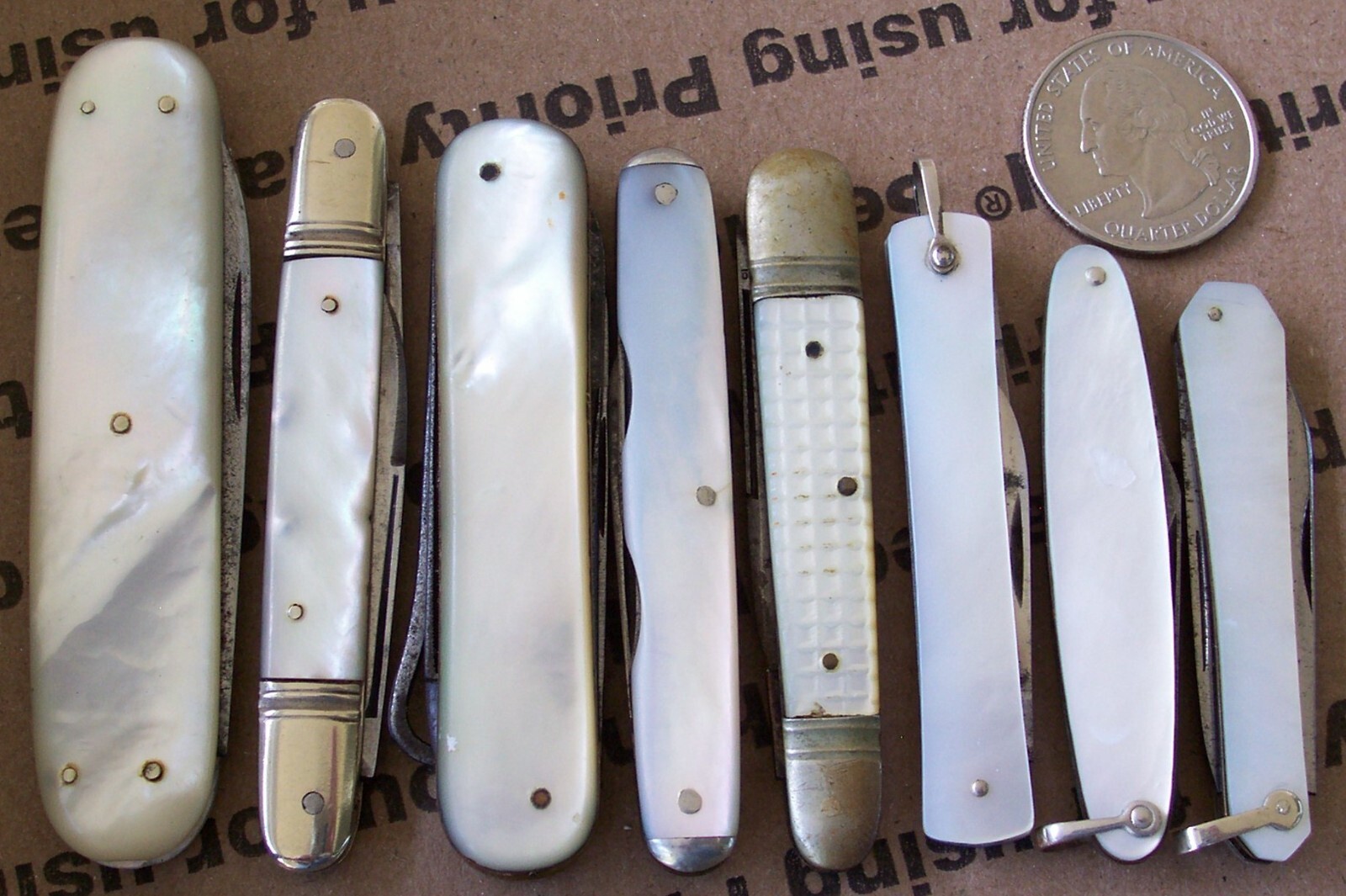 8 Pearl handle Pocket Knives VOOS, I*XL WOSTENHOLM, GRAEF & SCHMIDT KNIFE etc. eBay