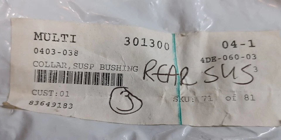 Genuine Arctic Cat Suspension Bushing Collar Prowler HDX 500 700 Alterra XR 550 Foto 4 de 4