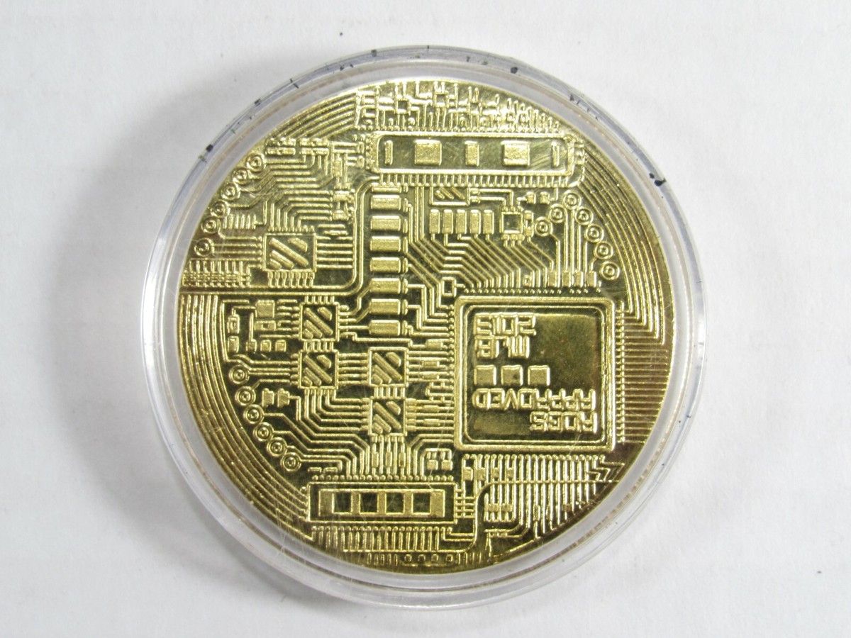 Bitcoin Replica Gold-Plated Bitcoin Collectible Coin - Commemorative Crypto  Replica For Collectors Bitcoin Commemorative Coin