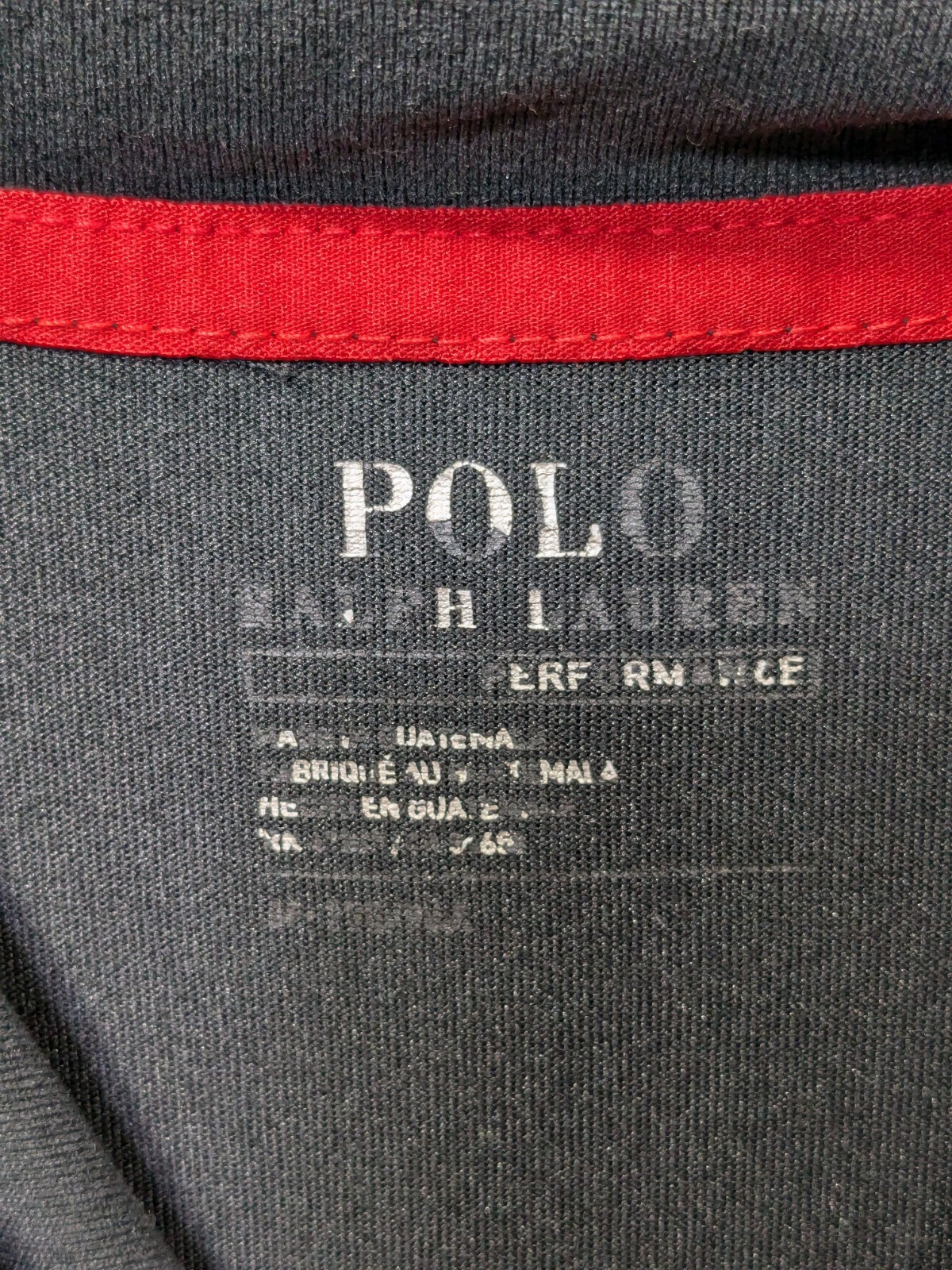 Polo Ralph Lauren Performance Felpa con Cappuccio Uomo Medium Big Pony Leggera Nera