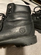 Timberland Kids Sz 12.5 Leather Boots Lace Up Designer Primaloft 200 Gram