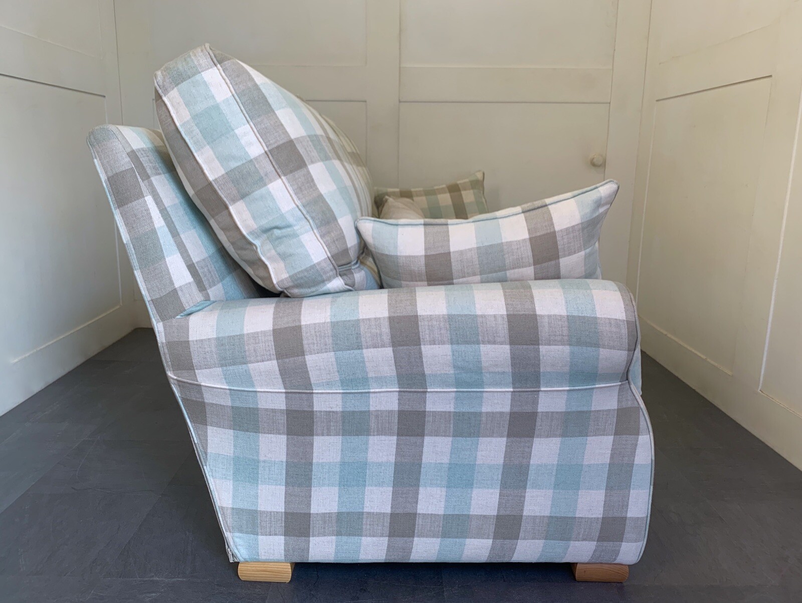 MULTIYORK COUNTRY HOUSE CRAFTSMAN SOFA IN IAN MANKIN FULLY REMOVABLE